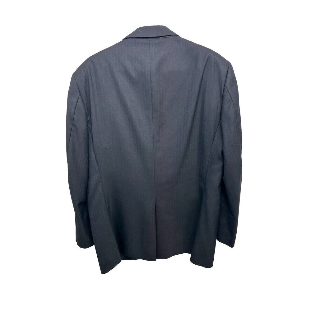 Brooks Brothers Jacket 43 R Navy SaxXon Wool Striped Madison 1818 Sport Coat USA - Picture 2 of 11